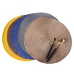 Kit 1/2/4/6 Jogo Americano Redondo Sousplat 38cm – Mesa Posta Jantar e Cozinha Descanso de Prato