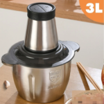3L Ou 2L Picador De Alimentos Moedor De Carne Mixer Elétrica Processador Cozinha 110V Ou 220V