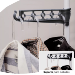 Varal De Chão Roupa Calcinha Grade 3 Andares Dobrável Portátil