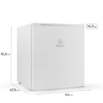 Frigobar Electrolux 47L Efficient com Controle de Temperatura Cor Branca (EM50)