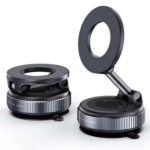 Suporte Magnético Ajustável E Dobrável Para Telefone, 360° Giratório Com Ventosa A Vácuo Para Painel