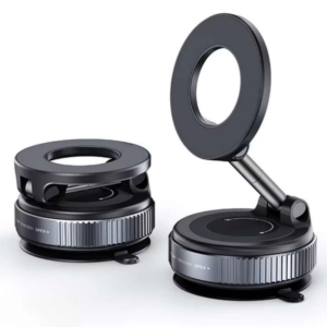 Suporte Magnético Ajustável E Dobrável Para Telefone, 360° Giratório Com Ventosa A Vácuo Para Painel