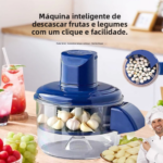 Descascador elétrico automático, descascador de alho – adequado para uvas, tomates, alho e frutas