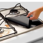 Kit 4/6/8 Protetores Proteção Fogão Anti Aderente Reutilizável Laváveis Cozinha