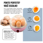 Cozedor De Ovos Eletrico Rápido 360w A Vapor 110v Ou 220v