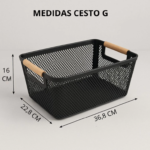Kit de Organizadores Bambu Multiuso Organize Quartos Salas Cozinhas Brinquedos e Armarios
