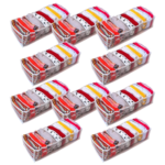 10 colmeia organizadora de gavetas M 10x15x35 branca com 10 espaços cada