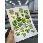 ADESIVOS COPA DO MUNDO BRASIL – AUTO COLANTE – CARTELA