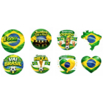 ADESIVOS COPA DO MUNDO BRASIL – AUTO COLANTE – CARTELA