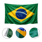 Bandeira do Brasil 1,50m x 0,90m Grande – Ideal para Copa do Mundo Eleicoes e Decoracao