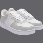 Tênis Casual Feminino Branco com Caramelo | Design Sofisticado e Confortável