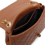 Bolsa Feminina Couro Legítimo Vittal Barbara Design Matelassê