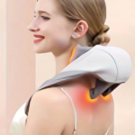 Massageador De Pescoço Inteligentes De Compressão Sem Fio Alívio De Dor