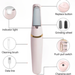 Lixa de Pé Elétrica Lixador Elimina Calo Portátil Usb