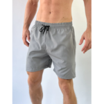 Shorts Bermuda Lisa Tactel Elastic Mauricinho Masculino Moda Praia Verão 2025