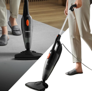 Aspirador de Pó Gaabor 2 em 1 Doméstico Leve Preto 16.000Pa Sucção Forte 127v/220V