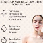 Kit com 2 Silicone Adesivo Lavável Rosto 16 peças Muy Bela Anti rugas natural Skin care Reduz Rugas Reutilize até 30x