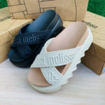 Papete Sandália Feminina Melissa Cross Plataforma Confortável