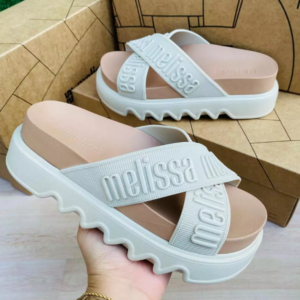 Papete Sandália Feminina Melissa Cross Plataforma Confortável