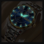 Relógio de luxo para homem Relógio masculino em forma de vidro pontiagudo de diamante grande elegante