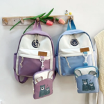 Kit Mochila e Infantil Escolar com Estampa de Urso Conforto Resistência e Qualidade Ideal para Escola e Passeios
