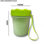 Limpa Patas Pet em Silicone Copo Limpador para Cachorro Lava Pata