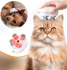 Massageador Elétrico Pequeno Portátil para Pets /cachorro e gato , Couro, Pelo, Ombro e Pescoço