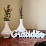 Enfeite Gratidão Decoração para Sala Mesa