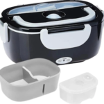 Marmita Elétrica Portátil 2 em 1 Bivolt 12V/24V e 110V/220V para Casa, Carro, Uber e Caminhão