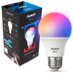 Kit 1 a 5 Lampada Led Pera Smart Inteligente Wi-fi 2.4 GHz 10w RGB Colorido E27 Neo Avant