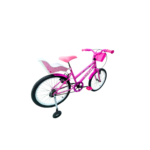 Bicicleta Infantil Aro 20 Fem Doll Route Bike Com Rodinha e Caderinha de Boneca