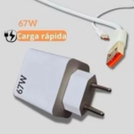 Carregador Super rapido Tipo C – 67W | Alta Potência e Carga Rápida