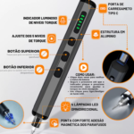 Parafusadeira elétrica de precisão recarregável 68 em 1 Portátil Chave de Fenda ponta imantada