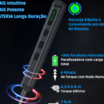 Parafusadeira elétrica de precisão recarregável 68 em 1 Portátil Chave de Fenda ponta imantada